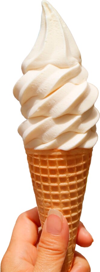 Gelato soft en cucurucho